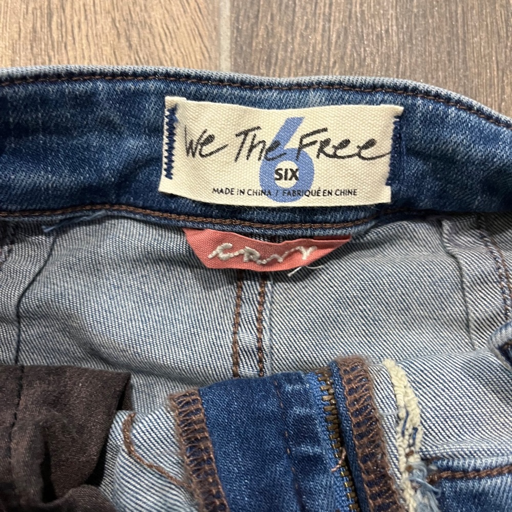 Free People Denim Zip-Front Jumpsuit in Blue - Picture 11 of 11